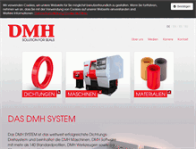 Tablet Screenshot of dmh.at